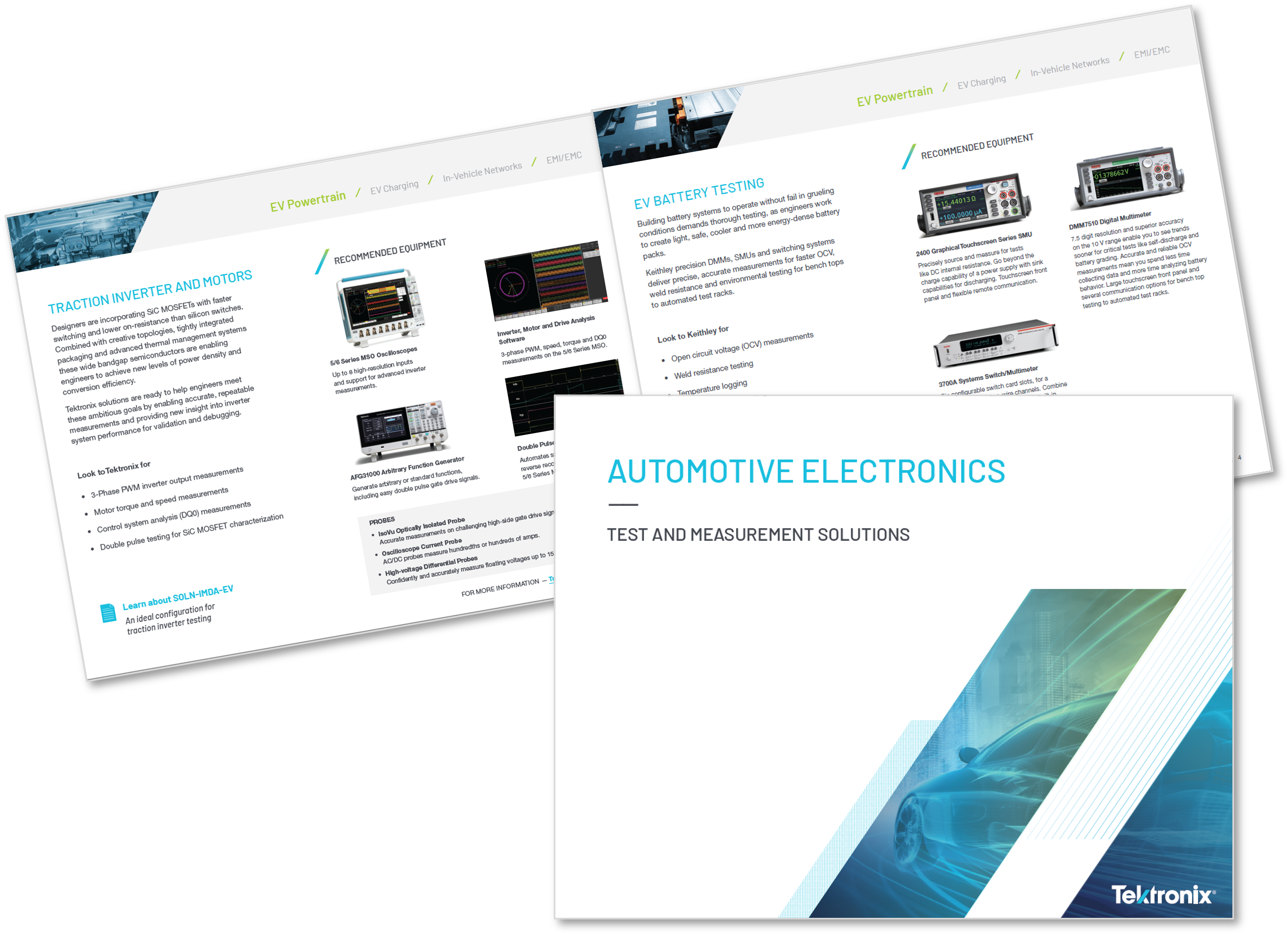 Tektronix solutions for Automotive Electronics testing