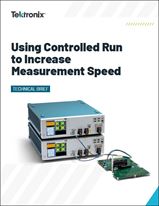 Technical Brief on Faster Measurement Speed with Controlled Run Method