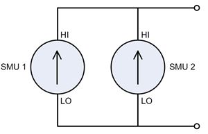 source current with parallel 2651As
