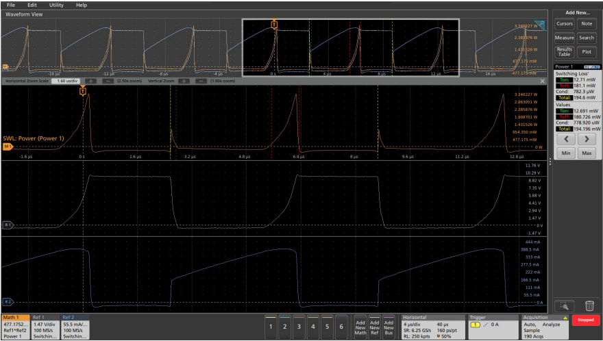 Switching loss measurement