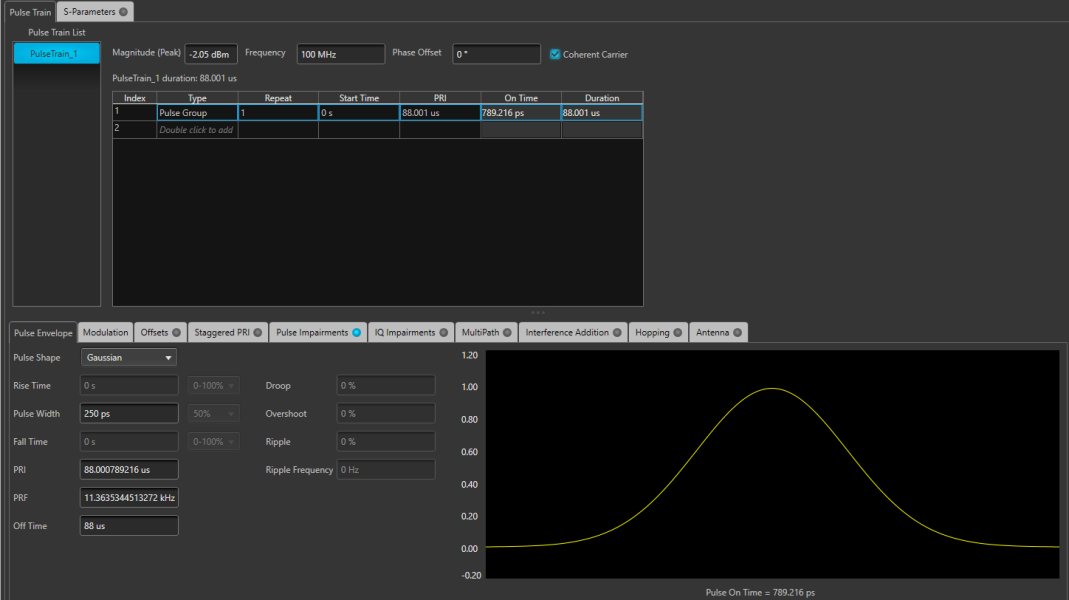 Tektronix SourceXpress software for creating high-speed, precise pulses