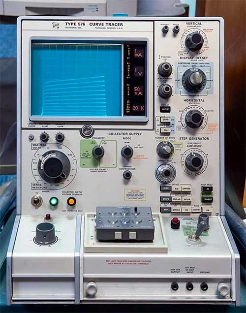 Curve Tracer model 576 introduced by Tektronix in 1955