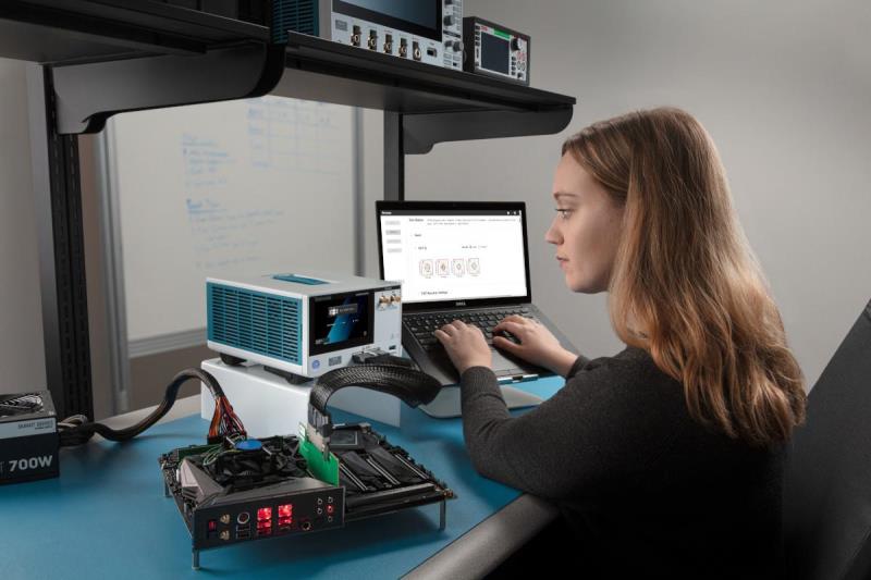 Margin Tester being used by an engineer.