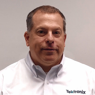 Evan a Tektronix engineer who developed the new 6 Series B Mixed Signal Oscilloscope