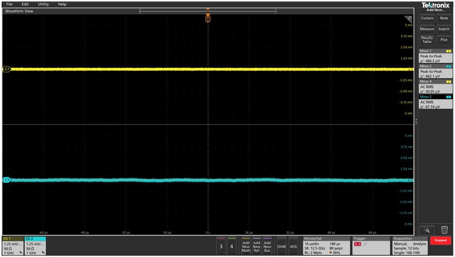 oscilloscope channel no input