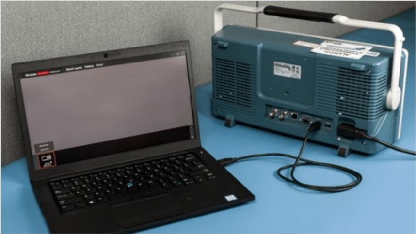 oscilloscope connection