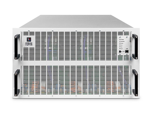 Two stacked EA 10000 Industrial Series high-power power supplies