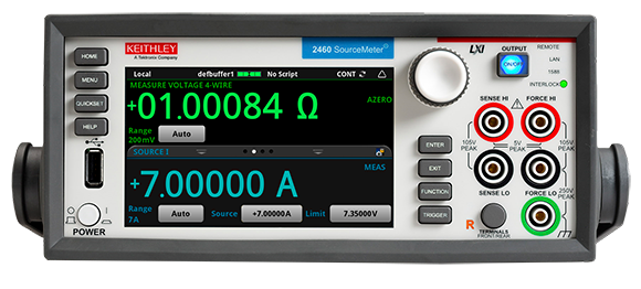 Keithley 2460 SMU front