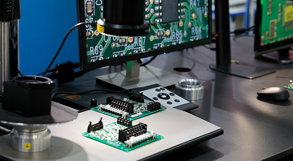 Semiconductor inspection system with digital microscope.