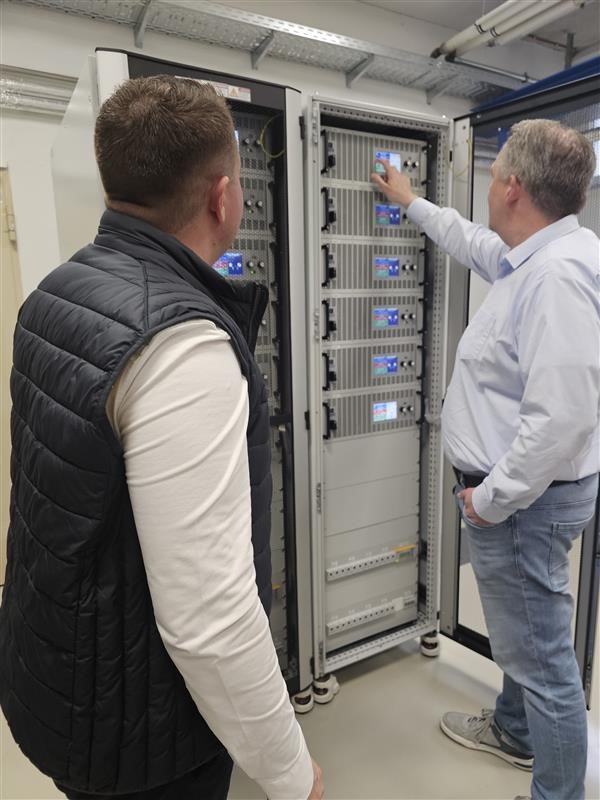 Initial operation of the rack