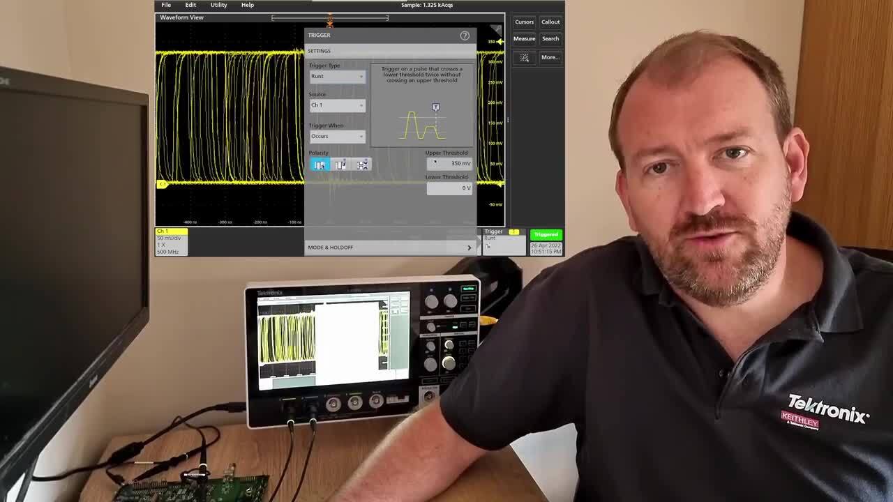 2 Series MSO - Runt Trigger