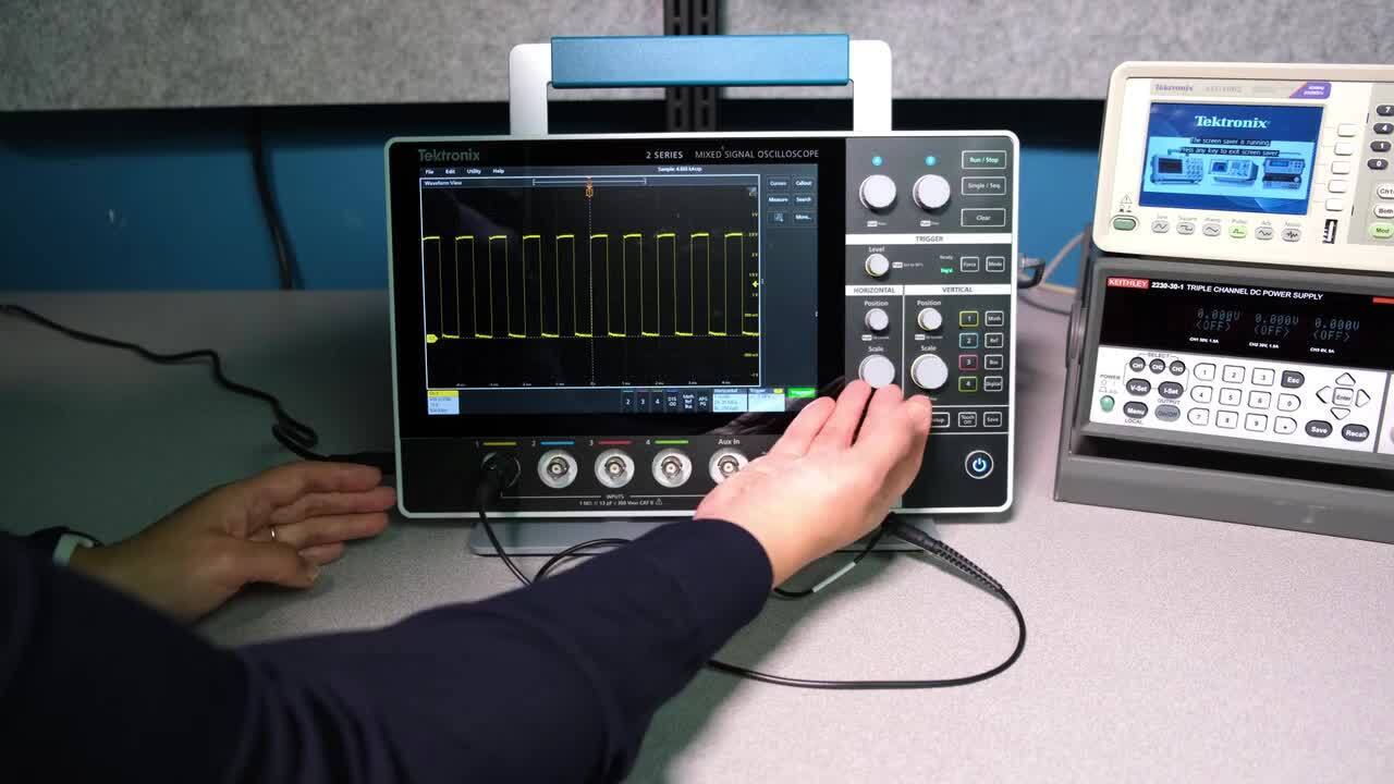 How to Set Up Horizontal Scale on the 2 Series MSO_en