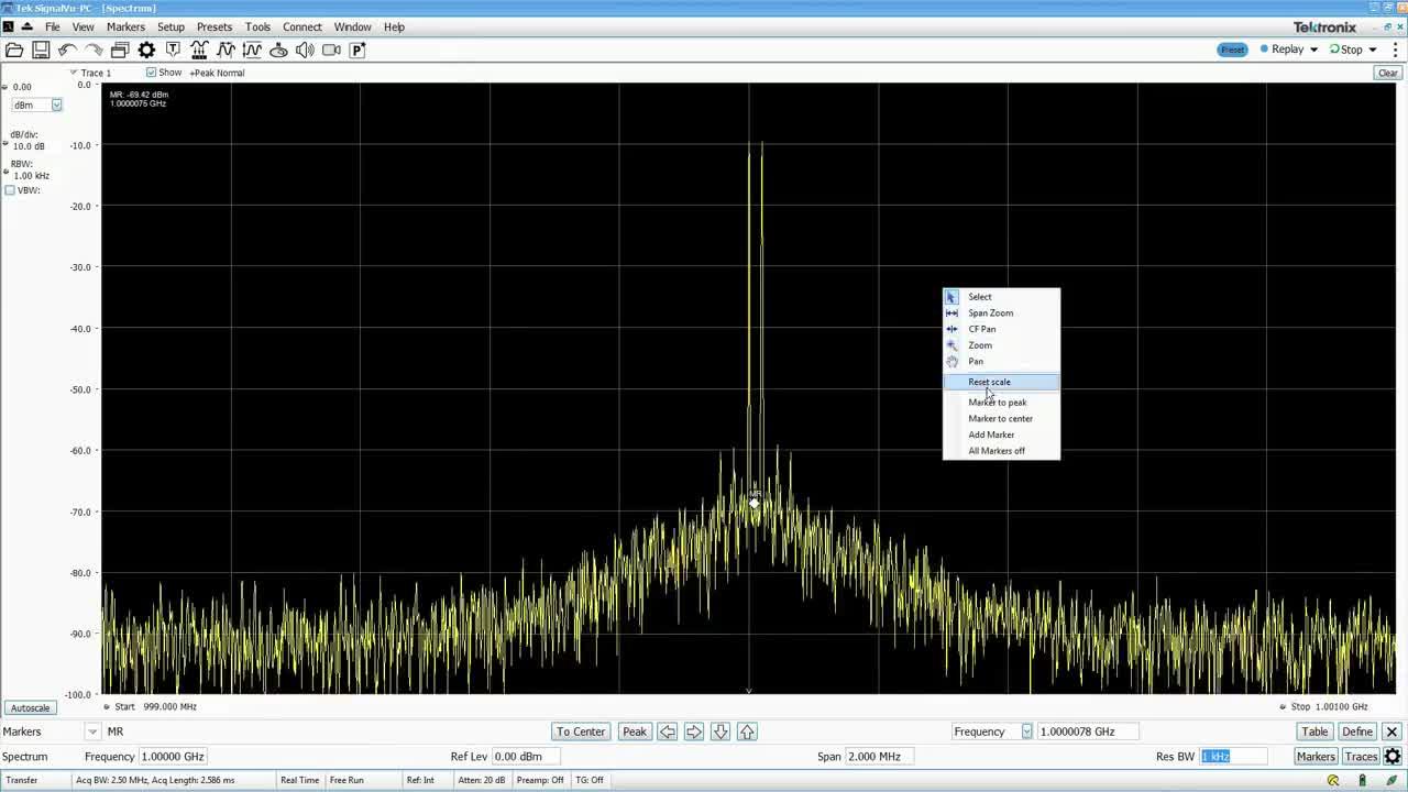 SignalVu-PC Primer - Basics of  Spectrum Analysis