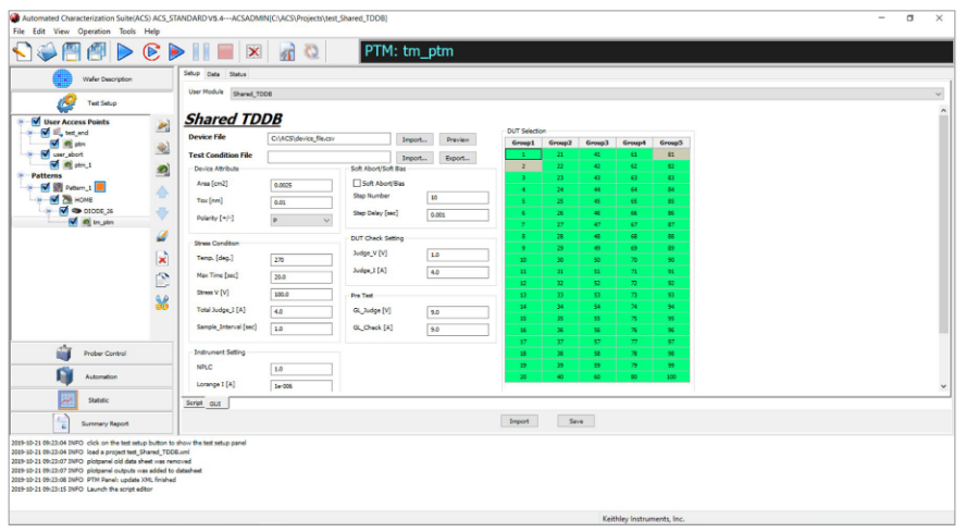 2001 SPECIFIED CALIBRATION INTERVALS
