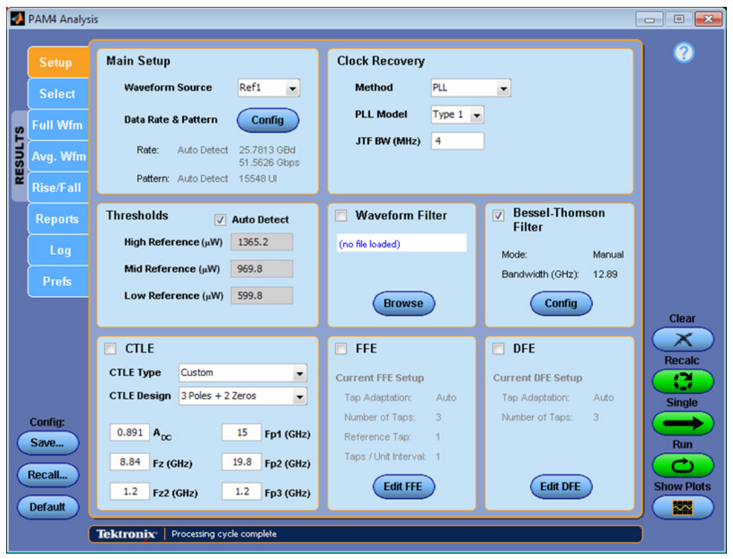 2001 SPECIFIED CALIBRATION INTERVALS