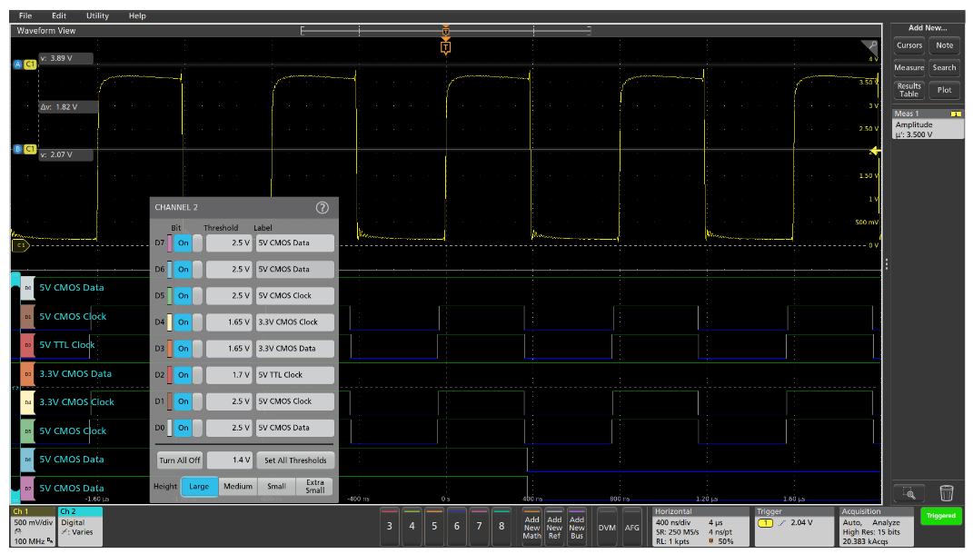 2001 SPECIFIED CALIBRATION INTERVALS
