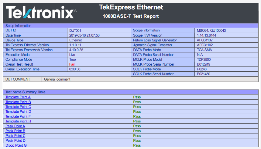 2001 SPECIFIED CALIBRATION INTERVALS