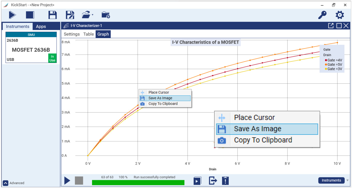 Pulse width modulated output data presented graphically