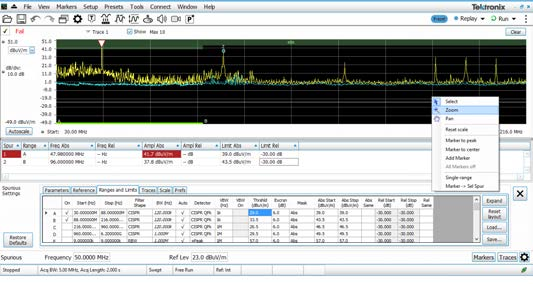 2001 SPECIFIED CALIBRATION INTERVALS