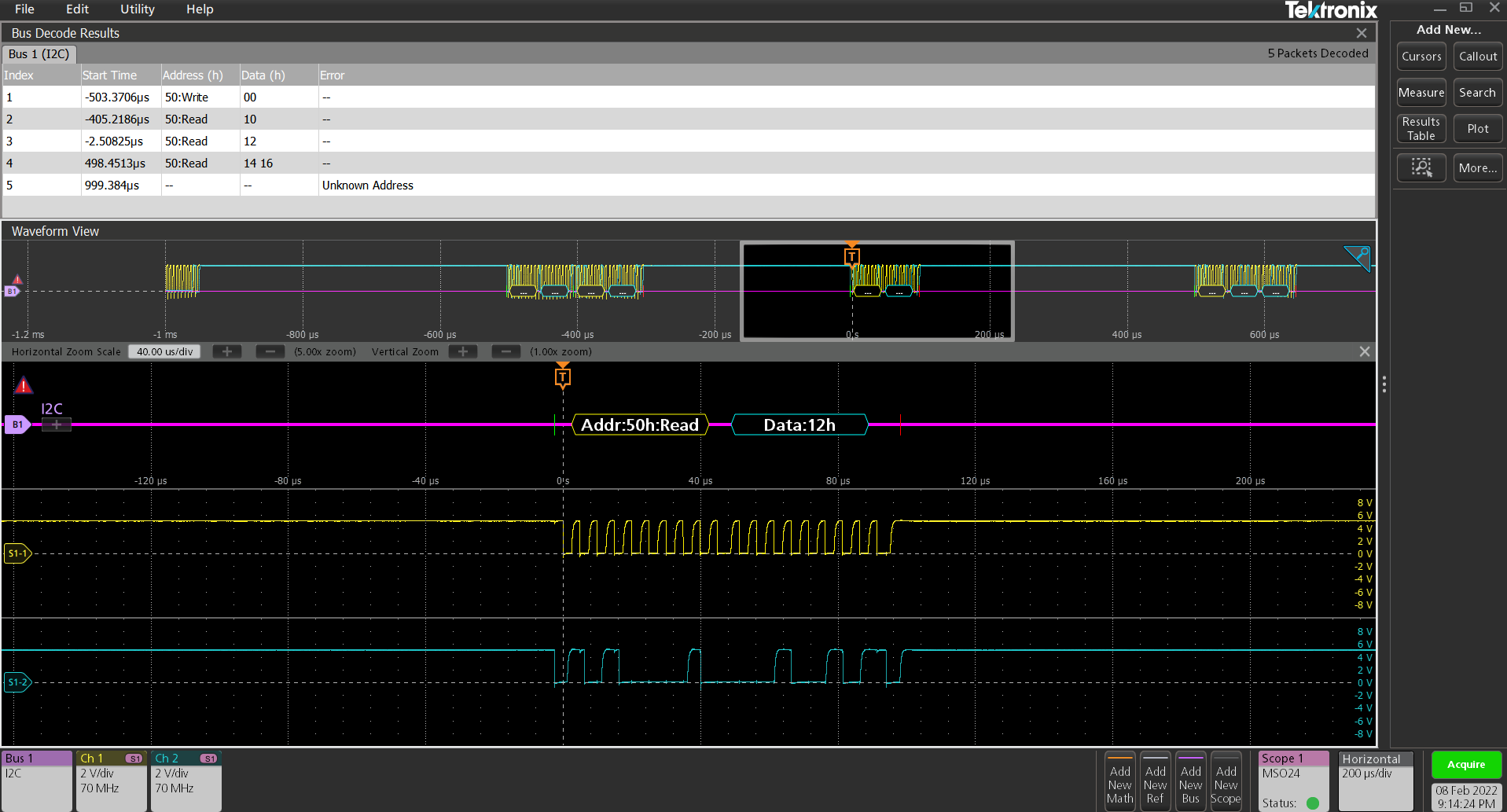 2001 SPECIFIED CALIBRATION INTERVALS