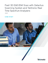 Fast 3D EMC/EMI Scan with Detectus Scanning System and Tektronix Real Time Spectrum Analyzers
