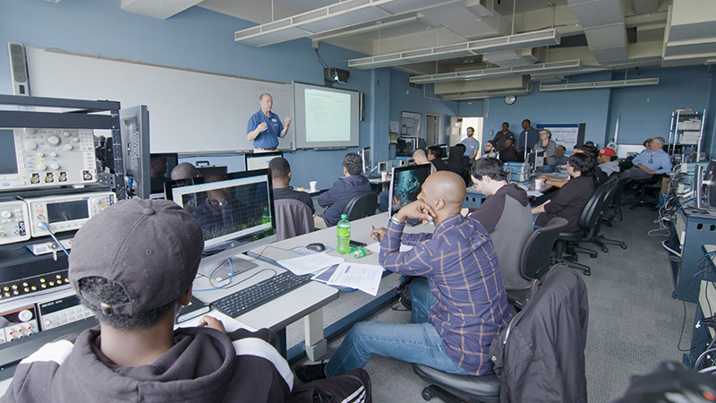 Alan instructing at QCC