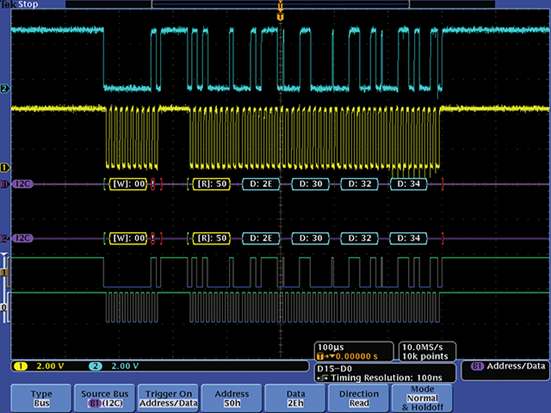 Serial bus analysis on an oscilloscope Serial bus analysis on an oscilloscope