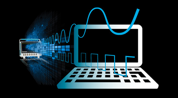 Analyze oscilloscope waveforms directly from your computer