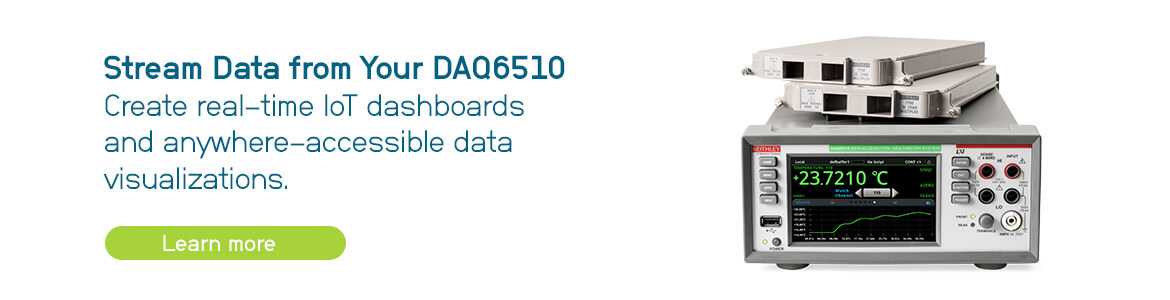 Stream Data from your DAQ6510