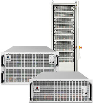 An industrial power rack and two other individual industrial side by side