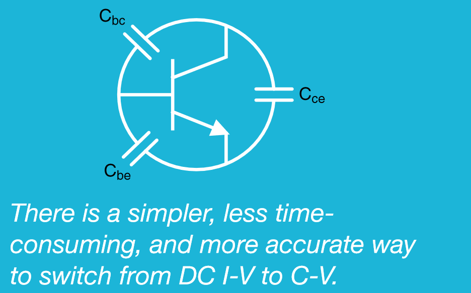 accurate switch from DC I-V to C-V