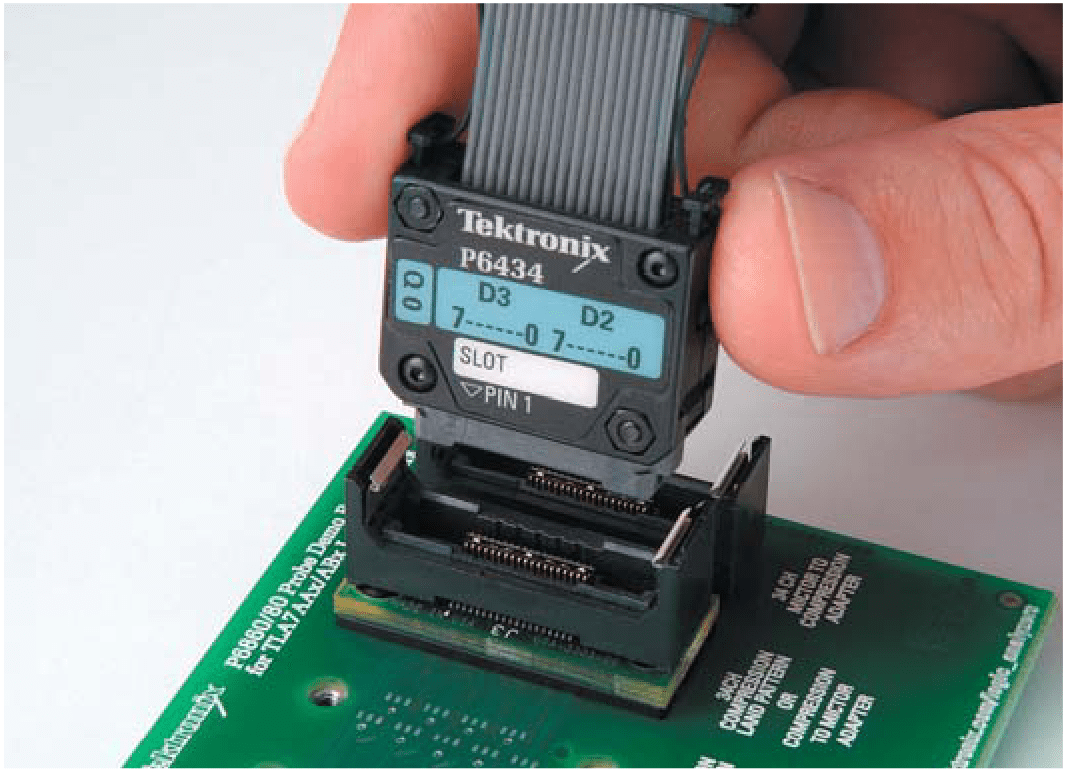 High-density, multi-channel logic analyzer probe